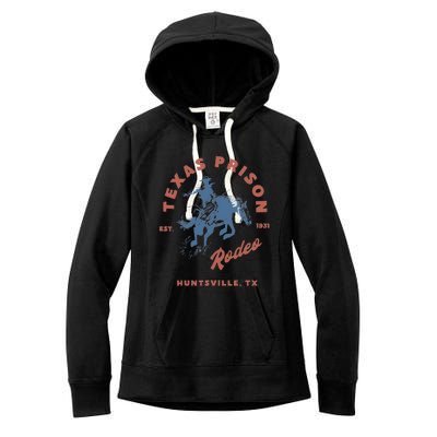 Texas Prison Rodeo Cowboy Western Women's Fleece Hoodie