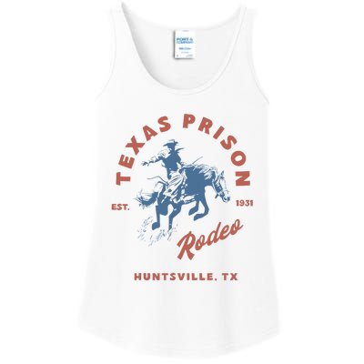 Texas Prison Rodeo Cowboy Western Ladies Essential Tank