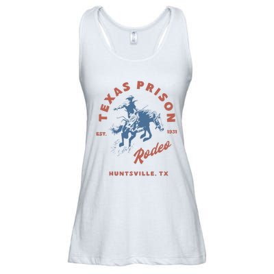 Texas Prison Rodeo Cowboy Western Ladies Essential Flowy Tank