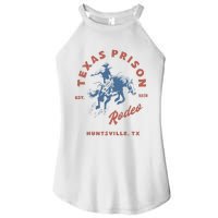 Texas Prison Rodeo Cowboy Western Women's Perfect Tri Rocker Tank