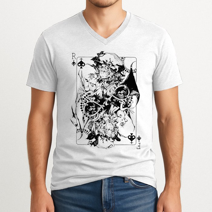 Touhou Project Remilia & Flandre Scarlet Marisa Kirisame’S V-Neck T-Shirt