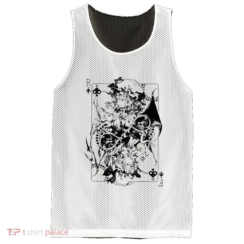 Touhou Project Remilia & Flandre Scarlet Marisa Kirisame’S Mesh Reversible Basketball Jersey Tank