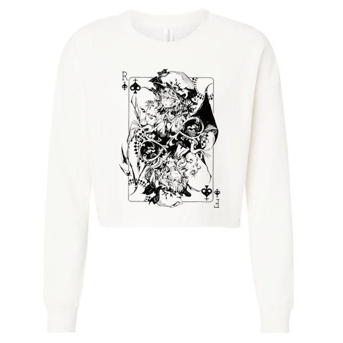 Touhou Project Remilia & Flandre Scarlet Marisa Kirisame’S Cropped Pullover Crew