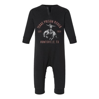 Texas Prison Rodeo Huntsville Est 1931 Infant Fleece One Piece