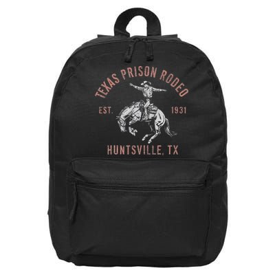 Texas Prison Rodeo Huntsville Est 1931 16 in Basic Backpack