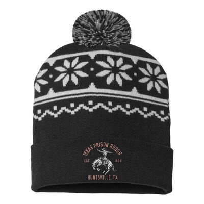 Texas Prison Rodeo Huntsville Est 1931 USA-Made Snowflake Beanie