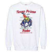 Texas Prison Rodeo  Western Cowboy Garment-Dyed Sweatshirt