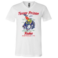 Texas Prison Rodeo  Western Cowboy V-Neck T-Shirt