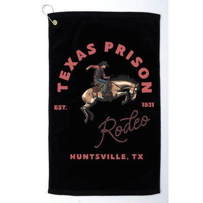 Texas Prison Rodeo Cowboy Western Golf Towel