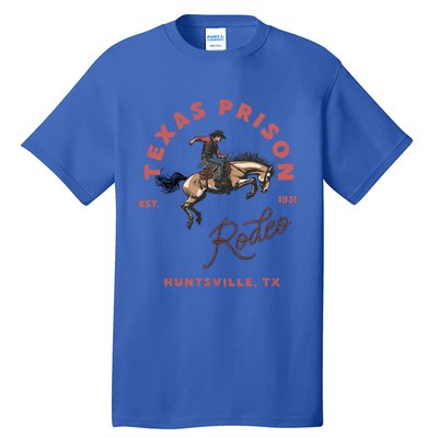 Texas Prison Rodeo Cowboy Western Tall T-Shirt