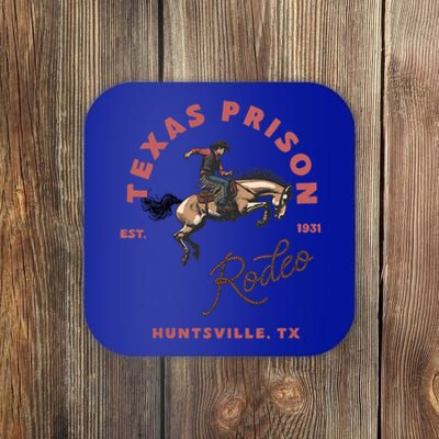 Texas Prison Rodeo Cowboy Western Coaster