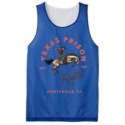 Texas Prison Rodeo Cowboy Western Mesh Reversible Basketball Jersey Tank