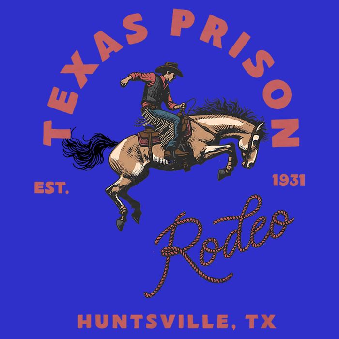 Texas Prison Rodeo Cowboy Western Womens Tank Top