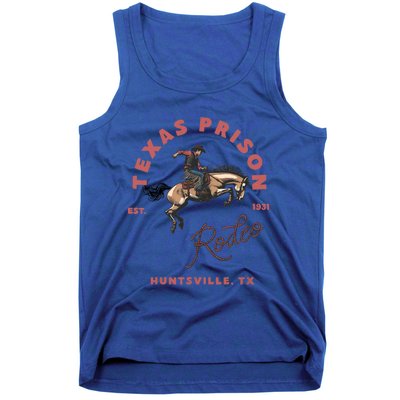 Texas Prison Rodeo Cowboy Western Tank Top