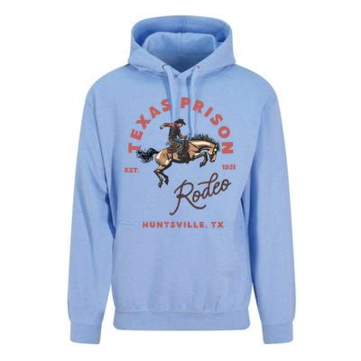 Texas Prison Rodeo Cowboy Western Unisex Surf Hoodie