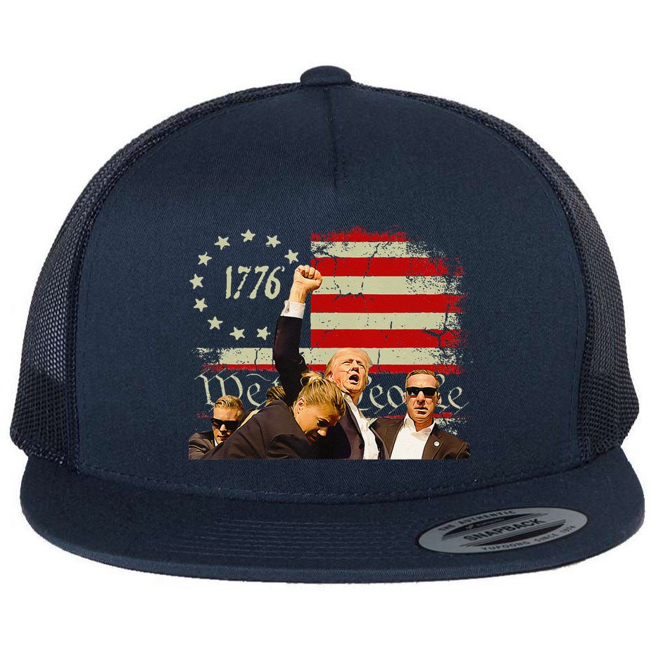 Trump Pa Rally Pennsylvania Rally Trump 2024 Flat Bill Trucker Hat