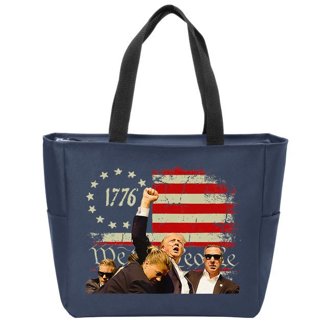 Trump Pa Rally Pennsylvania Rally Trump 2024 Zip Tote Bag