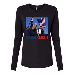 Trump Pa Rally Pennsylvania Rally Trump 2024 Womens Cotton Relaxed Long Sleeve T-Shirt