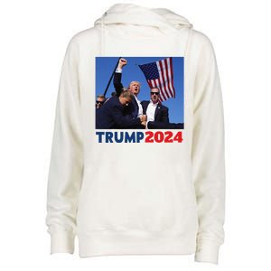 Trump Pa Rally Pennsylvania Rally Trump 2024 Womens Funnel Neck Pullover Hood