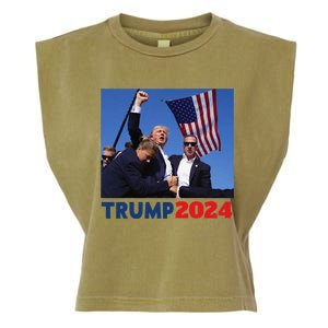 Trump Pa Rally Pennsylvania Rally Trump 2024 Garment-Dyed Women's Muscle Tee