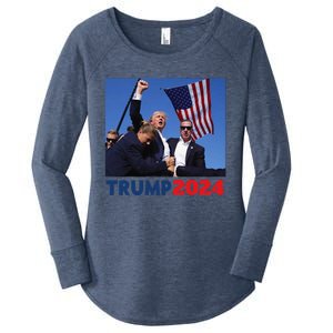 Trump Pa Rally Pennsylvania Rally Trump 2024 Women's Perfect Tri Tunic Long Sleeve Shirt