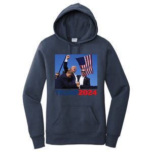 Trump Pa Rally Pennsylvania Rally Trump 2024 Women's Pullover Hoodie