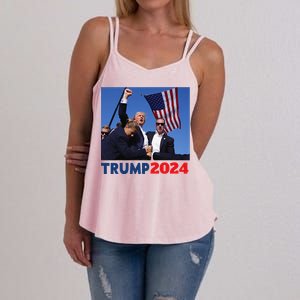 Trump Pa Rally Pennsylvania Rally Trump 2024 Women's Strappy Tank