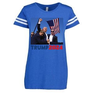 Trump Pa Rally Pennsylvania Rally Trump 2024 Enza Ladies Jersey Football T-Shirt