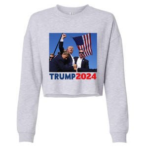 Trump Pa Rally Pennsylvania Rally Trump 2024 Cropped Pullover Crew