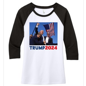 Trump Pa Rally Pennsylvania Rally Trump 2024 Women's Tri-Blend 3/4-Sleeve Raglan Shirt