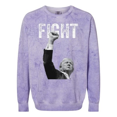 Trump Pennsylvania Rally Fight! Colorblast Crewneck Sweatshirt