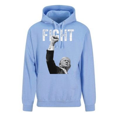 Trump Pennsylvania Rally Fight! Unisex Surf Hoodie