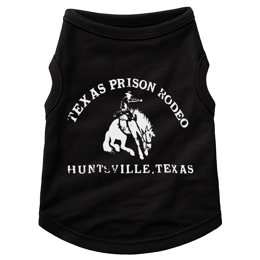 Texas Prison Rodeo Cowboy Western Doggie Tank