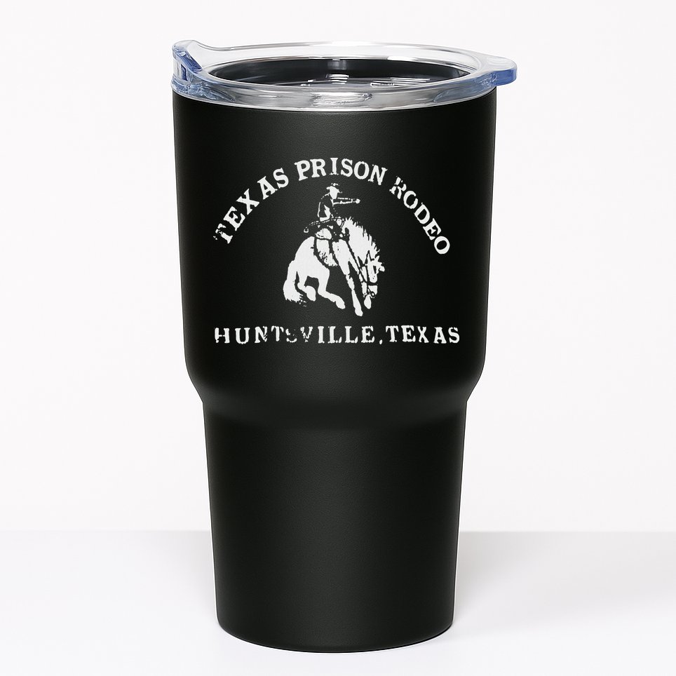 Texas Prison Rodeo Cowboy Western Tumbler