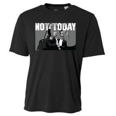 Trump Pennsylvania Rally Shooting Not Today Cooling Performance Crew T-Shirt