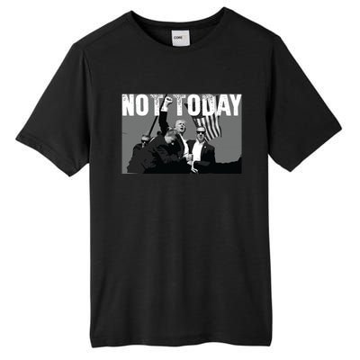 Trump Pennsylvania Rally Shooting Not Today Tall Fusion ChromaSoft Performance T-Shirt