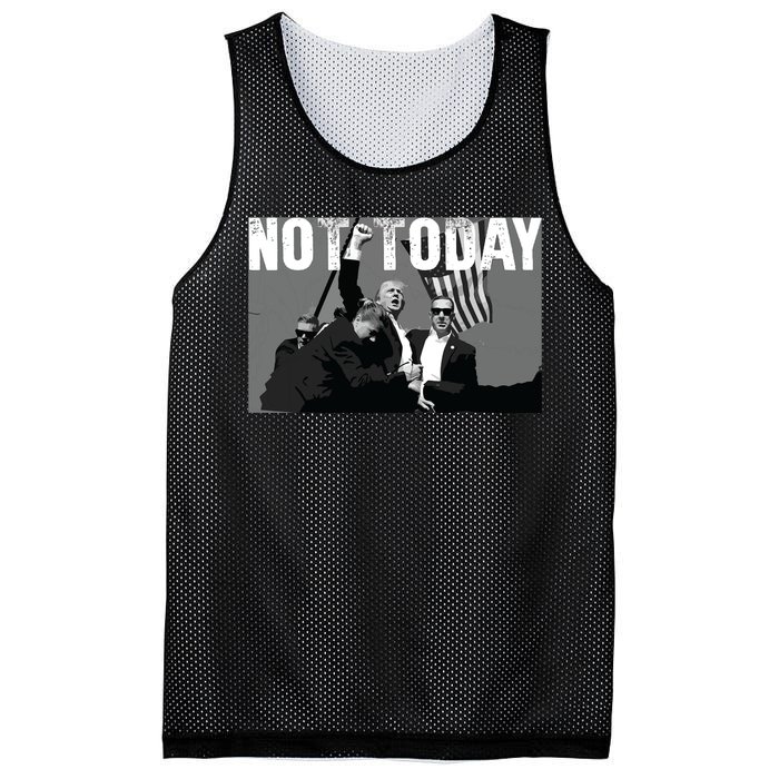 Trump Pennsylvania Rally Shooting Not Today Mesh Reversible Basketball Jersey Tank