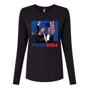 Trump Pa Rally Pennsylvania Rally Trump 2024 Womens Cotton Relaxed Long Sleeve T-Shirt