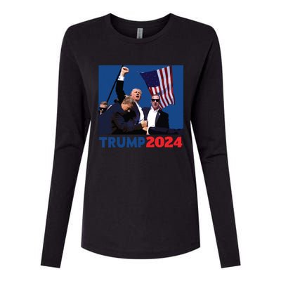 Trump Pa Rally Pennsylvania Rally Trump 2024 Womens Cotton Relaxed Long Sleeve T-Shirt