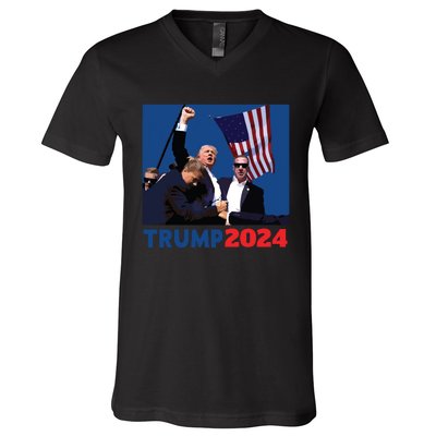 Trump Pa Rally Pennsylvania Rally Trump 2024 V-Neck T-Shirt