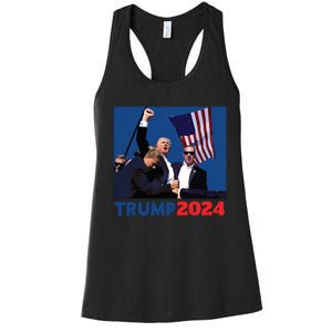 Trump Pa Rally Pennsylvania Rally Trump 2024 Women's Racerback Tank