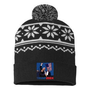 Trump Pa Rally Pennsylvania Rally Trump 2024 USA-Made Snowflake Beanie