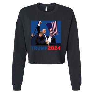 Trump Pa Rally Pennsylvania Rally Trump 2024 Cropped Pullover Crew