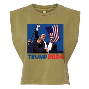 Trump Pa Rally Pennsylvania Rally Trump 2024 Garment-Dyed Women's Muscle Tee