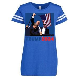 Trump Pa Rally Pennsylvania Rally Trump 2024 Enza Ladies Jersey Football T-Shirt