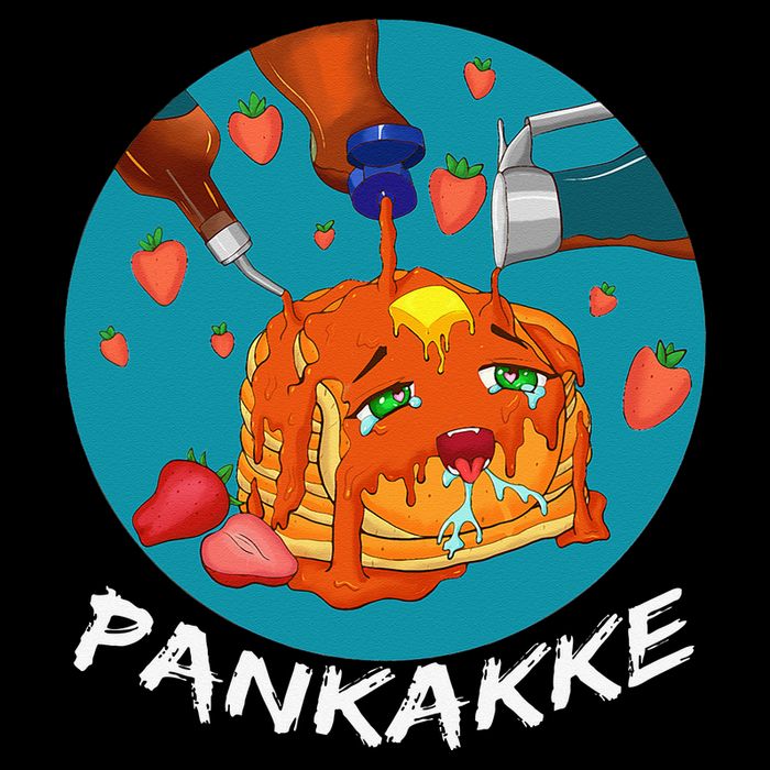 This Pancake REALLY Loves Syrup! Funny Anime Food Pun Cooling Performance Crew T-Shirt