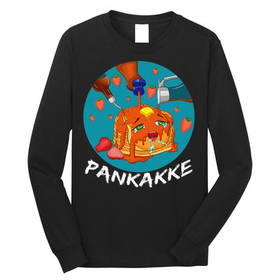 This Pancake REALLY Loves Syrup! Funny Anime Food Pun Long Sleeve Shirt