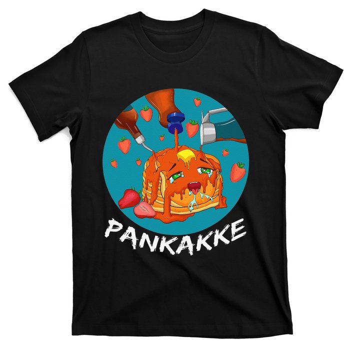 This Pancake REALLY Loves Syrup! Funny Anime Food Pun T-Shirt