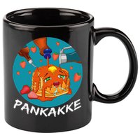This Pancake REALLY Loves Syrup! Funny Anime Food Pun 11oz C Handle Ceramic Mug
