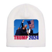 Trump Pennsylvania Rally Shooting Not Today Short Acrylic Beanie